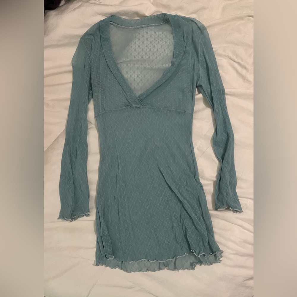 Sheer beach cover up